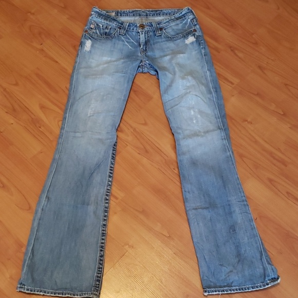Big Star Denim - Big Star Casey bootcut distressed jeans 27 Long
